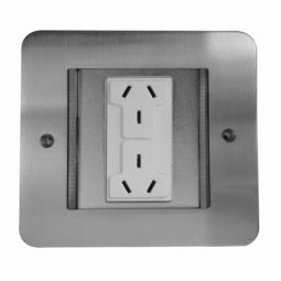 奥盛Aosens双门隐藏式地面插座 现代空间的美学与实用融合